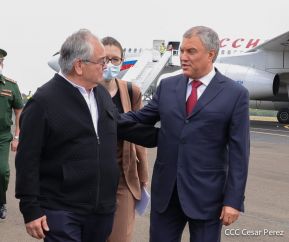 Delegación de la Federación Rusa, encabezada por el Presidente de la Duma Estatal de Rusia visitó Nicaragua