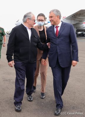 Delegación de la Federación Rusa, encabezada por el Presidente de la Duma Estatal de Rusia visitó Nicaragua