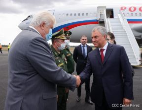 Delegación de la Federación Rusa, encabezada por el Presidente de la Duma Estatal de Rusia visitó Nicaragua