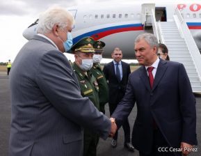Delegación de la Federación Rusa, encabezada por el Presidente de la Duma Estatal de Rusia visitó Nicaragua