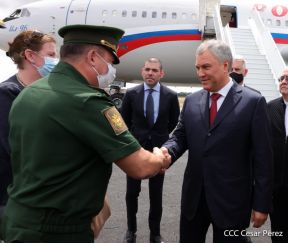 Delegación de la Federación Rusa, encabezada por el Presidente de la Duma Estatal de Rusia visitó Nicaragua