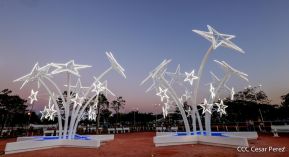 Así luce la nueva Plaza de la Soberanía Nacional en Managua