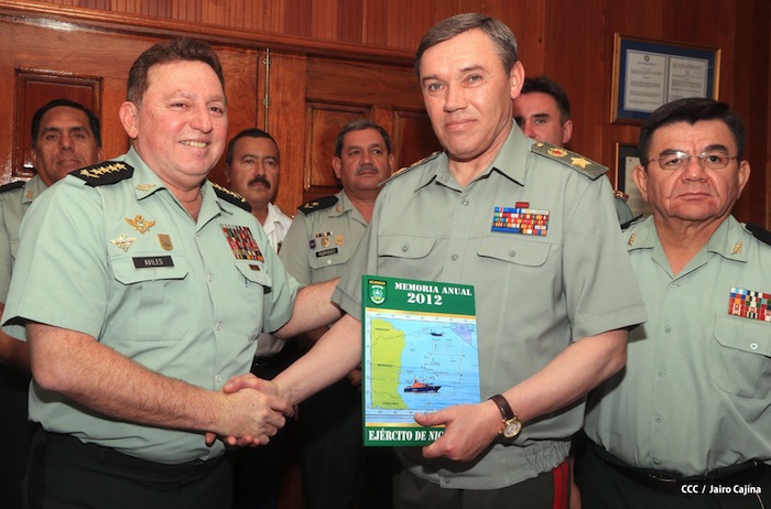 Jefe del Estado Mayor ruso visita Nicaragua