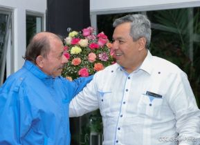 Encuentro del Presidente Daniel Ortega y Vicepresidenta Rosario Murillo con Presidente del BCIE
