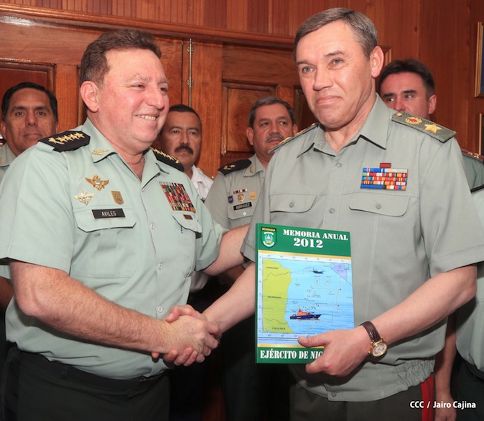 Jefe del Estado Mayor ruso visita Nicaragua
