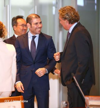 Presidente Daniel Ortega en encuentro con delegación de empresa estatal PowerChina