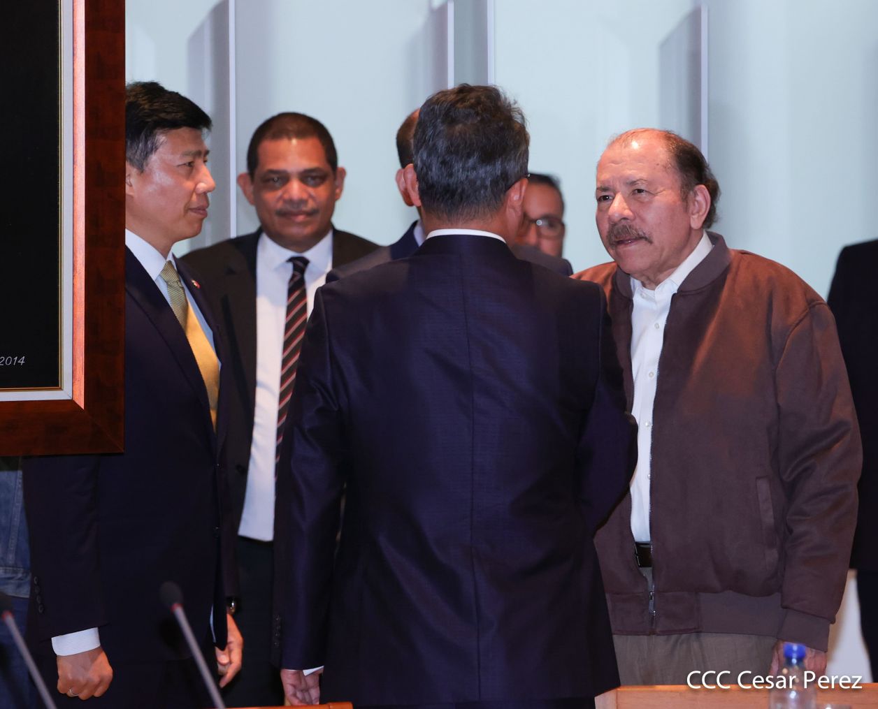 Presidente Daniel Ortega en encuentro con delegación de empresa estatal PowerChina