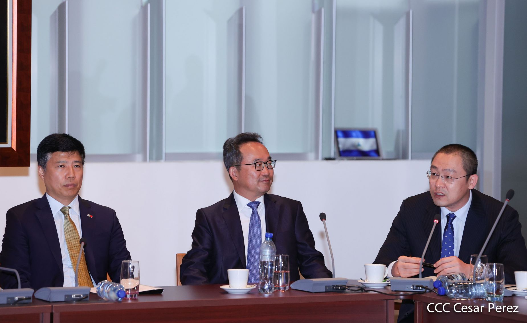 Presidente Daniel Ortega en encuentro con delegación de empresa estatal PowerChina