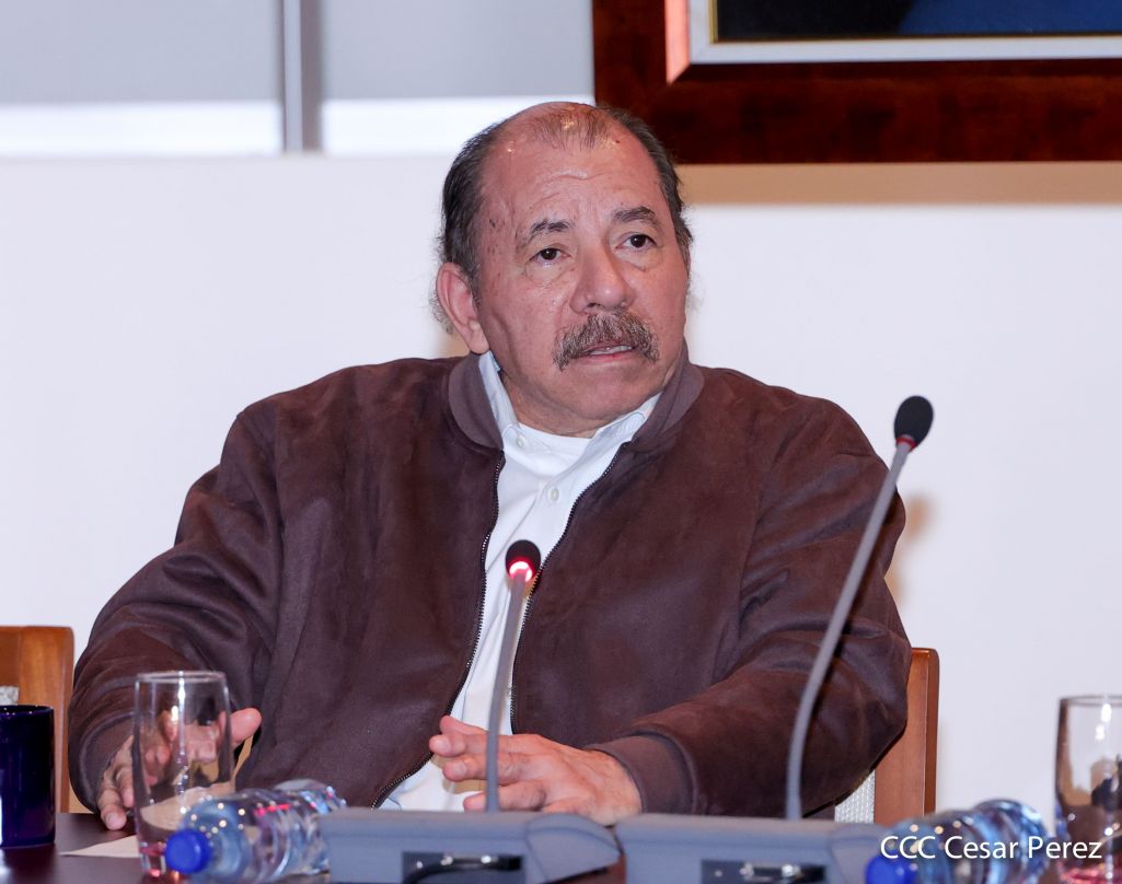 Presidente Daniel Ortega en encuentro con delegación de empresa estatal PowerChina