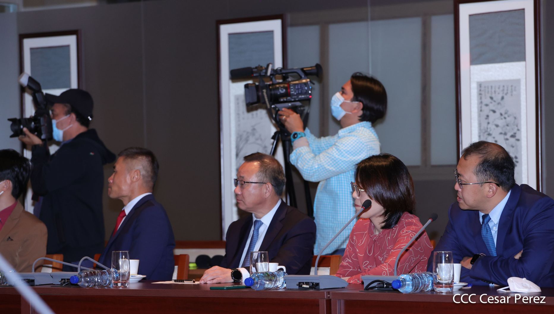 Presidente Daniel Ortega en encuentro con delegación de empresa estatal PowerChina