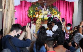 Familias de Masaya celebran la tradicional fiesta de San Lázaro