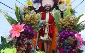Familias de Masaya celebran la tradicional fiesta de San Lázaro