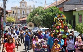 Familias de Masaya celebran la tradicional fiesta de San Lázaro