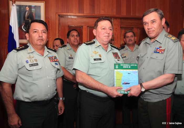 Jefe del Estado Mayor ruso visita Nicaragua