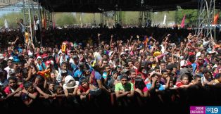 Miles de jóvenes se dieron cita en Estadio Virtual