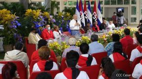Homenaje al Comandante Tomás Borge y conmemoración del Día de los Trabajadores