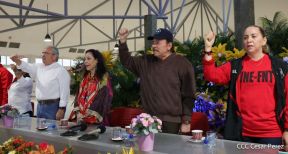 Homenaje al Comandante Tomás Borge y conmemoración del Día de los Trabajadores