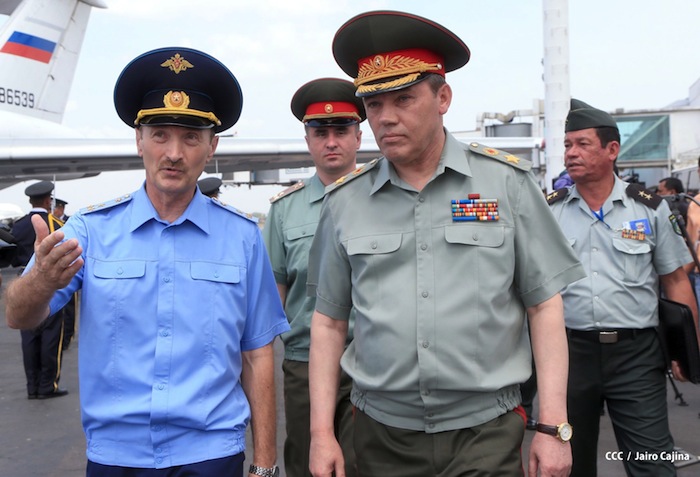 Jefe del Estado Mayor ruso visita Nicaragua