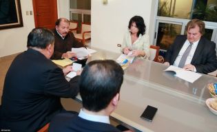 Presidente Daniel recibe a delegación parlamentaria de la Federación Rusa