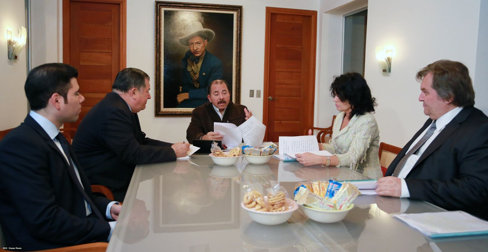 Presidente Daniel recibe a delegación parlamentaria de la Federación Rusa