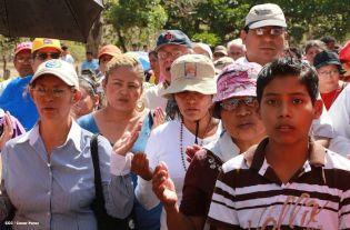 Cardenal Brenes y fieles católicos realizan cuarta peregrinación hacia el Santuario de Nuestro Señor de Esquipulas en La Conquista