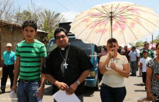 Cardenal Brenes y fieles católicos realizan cuarta peregrinación hacia el Santuario de Nuestro Señor de Esquipulas en La Conquista
