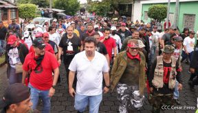 Familia sandinista conmemora el repliegue de Ducualí hacia Piedra Quemada