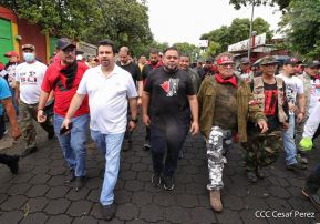 Familia sandinista conmemora el repliegue de Ducualí hacia Piedra Quemada