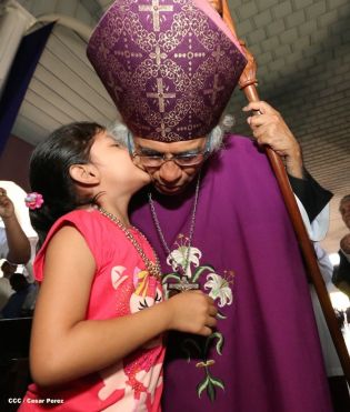 Cardenal Brenes y fieles católicos realizan cuarta peregrinación hacia el Santuario de Nuestro Señor de Esquipulas en La Conquista