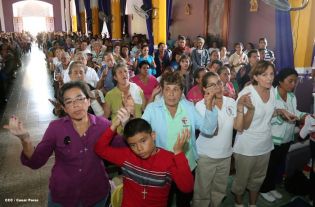 Cardenal Brenes y fieles católicos realizan cuarta peregrinación hacia el Santuario de Nuestro Señor de Esquipulas en La Conquista