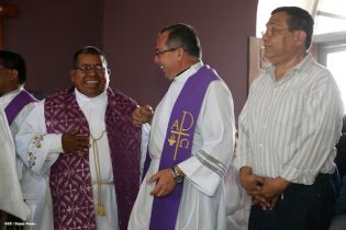 Cardenal Brenes y fieles católicos realizan cuarta peregrinación hacia el Santuario de Nuestro Señor de Esquipulas en La Conquista
