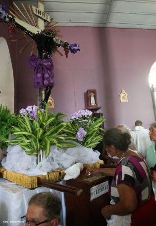 Cardenal Brenes y fieles católicos realizan cuarta peregrinación hacia el Santuario de Nuestro Señor de Esquipulas en La Conquista