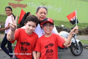 Caminata en homenaje a los héroes y mártires del Repliegue Táctico