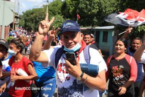 Caminata en homenaje a los héroes y mártires del Repliegue Táctico