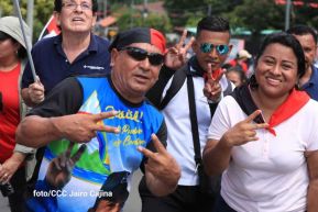 Caminata en homenaje a los héroes y mártires del Repliegue Táctico