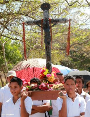 Cardenal Brenes y fieles católicos realizan cuarta peregrinación hacia el Santuario de Nuestro Señor de Esquipulas en La Conquista