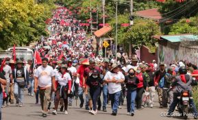 Caminata en homenaje a los héroes y mártires del Repliegue Táctico