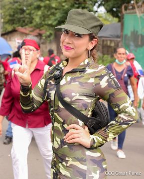 Caminata en homenaje a los héroes y mártires del Repliegue Táctico