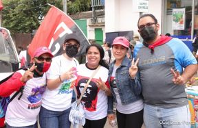 Caminata en homenaje a los héroes y mártires del Repliegue Táctico