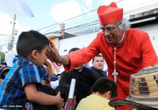Masaya se desbordó en recibimiento al Cardenal Leopoldo Brenes