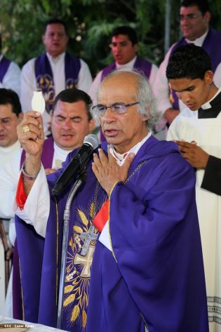 Masaya se desbordó en recibimiento al Cardenal Leopoldo Brenes