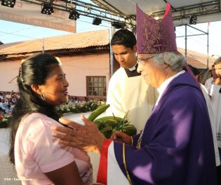 Masaya se desbordó en recibimiento al Cardenal Leopoldo Brenes
