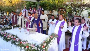 Masaya se desbordó en recibimiento al Cardenal Leopoldo Brenes