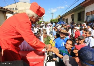 Masaya se desbordó en recibimiento al Cardenal Leopoldo Brenes