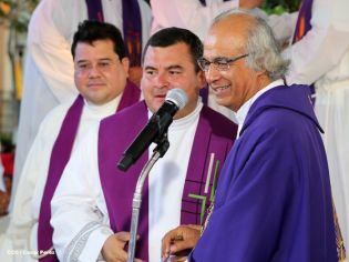 Masaya se desbordó en recibimiento al Cardenal Leopoldo Brenes