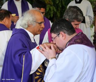 Masaya se desbordó en recibimiento al Cardenal Leopoldo Brenes