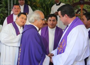Masaya se desbordó en recibimiento al Cardenal Leopoldo Brenes