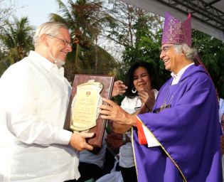 Masaya se desbordó en recibimiento al Cardenal Leopoldo Brenes