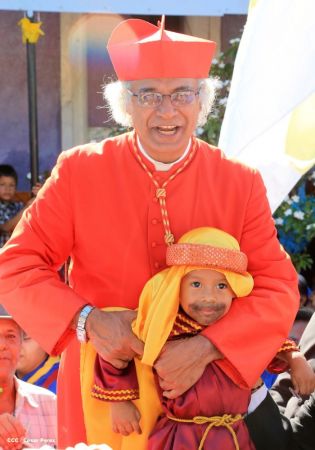 Masaya se desbordó en recibimiento al Cardenal Leopoldo Brenes