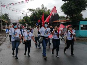 Caminatas y caravanas en toda Nicaragua en Fuerza de Victorias celebrando el 43/19